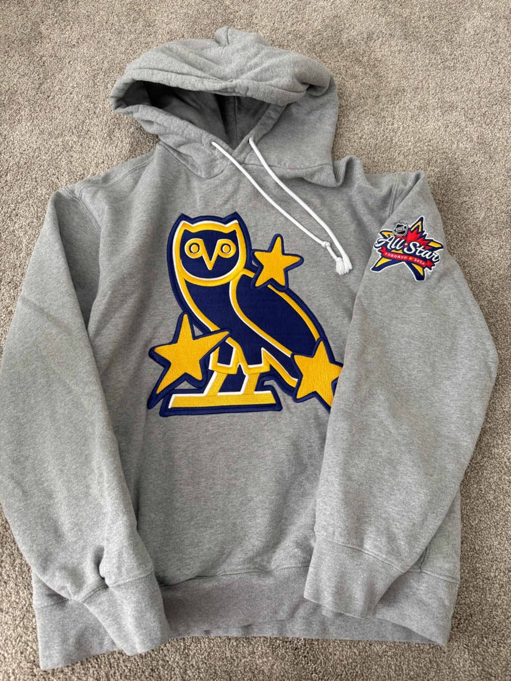 OVO x NHL ALLSTAR COLAB OVO Hoodie with signature OVO OWL logo
